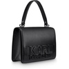 image:imageKARL LAGERFELD Womens Simone Satchel Crossbody With CharmsBlack