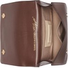 image:imageKARL LAGERFELD Womens Simone Solid Satchel CrossbodyDark Chocolate