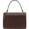 image:imageKARL LAGERFELD Womens Simone Solid Satchel CrossbodyDark Chocolate