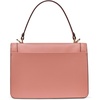 image:imageKARL LAGERFELD Womens Simone Solid Satchel CrossbodySun Coral