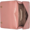 image:imageKARL LAGERFELD Womens Simone Solid Satchel CrossbodySun Coral