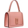 image:imageKARL LAGERFELD Womens Simone Solid Satchel CrossbodySun Coral