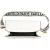 image:imageKARL LAGERFELD Womens Simone Solid Satchel CrossbodyWhite