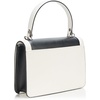 image:imageKARL LAGERFELD Womens Simone Solid Satchel CrossbodyWhiteBlack