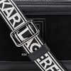 image:imageKARL LAGERFELD Womens Simone Studded Camera CrossbodyBlackDark Gunmetal