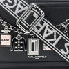 image:imageKARL LAGERFELD Womens Simone Studded Camera CrossbodyBlackPearl