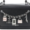 image:imageKARL LAGERFELD Womens Simone Studded Camera CrossbodyBlackPearl