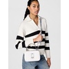 image:imageKARL LAGERFELD Womens Simone Studded Camera CrossbodyWinter White