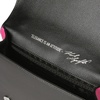 image:imageKARL LAGERFELD Womens Simone Studded Satchel CrossbodyBlack Multi Combo