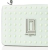 image:imageKARL LAGERFELD Womens Simone Studded Satchel CrossbodyLight Mist