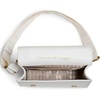image:imageKARL LAGERFELD Womens Simone Studded Satchel CrossbodyWinter White