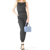 image:imageKARL LAGERFELD Womens Simone Studded Satchel CrossbodyWinter White