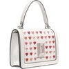 image:imageKARL LAGERFELD Womens Simone Top Zip Pins CrossbodyWhiteLotus