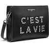 image:imageKARL LAGERFELD Womens Studded Karolina Wallet CrossbodyBlack