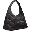 image:imageKARL LAGERFELD Womens Voyage Hobo Bag With LogoBlackGunmetal
