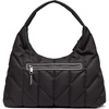 image:imageKARL LAGERFELD Womens Voyage Hobo Bag With LogoBlackGunmetal