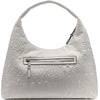 image:imageKARL LAGERFELD Womens Voyage Hobo Bag With LogoWinter White Multi