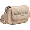 image:imageKARL LAGERFELD Womens Voyage Messenger Bag With Small PouchTruffle