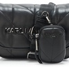image:imageKARL LAGERFELD Womens Voyage Messenger BagBlackGunmetal