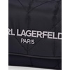 image:imageKARL LAGERFELD Womens Voyage Messenger BagDark BlackGunmetal