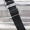 image:imageKARL LAGERFELD Womens Voyage Messenger BagSilver