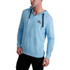 image:imageKARL LAGERFELD mens Hoodie With Rubber Logo French TerryAqua