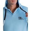 image:imageKARL LAGERFELD mens Hoodie With Rubber Logo French TerryAqua