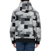 image:imageKARL LAGERFELD mens Patterned Chest Logo Wool Patchwork JacketBlkWht