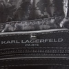 image:imageKARL LAGERFELD womens Charlotte SatchelBlack Crocodile