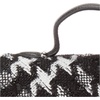 image:imageKARL LAGERFELD womens Charlotte SatchelBlackWhite Houndstooth