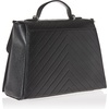 image:imageKARL LAGERFELD womens Charlotte SatchelBlkSilver