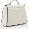 image:imageKARL LAGERFELD womens Charlotte SatchelWinter WhiteSilver
