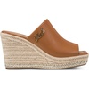 image:imageKARL LAGERFELD womens Clove Wedge Sandal MuleTan