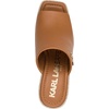 image:imageKARL LAGERFELD womens Clove Wedge Sandal MuleTan