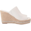 image:imageKARL LAGERFELD womens Corissa Slip on Espadrille Wedge SandalBright White