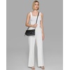 image:imageKARL LAGERFELD womens Lavande Crossbody Bag With Chain DetailBlack
