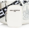image:imageKARL LAGERFELD womens Maybelle Printed CrossbodyWhite Sky