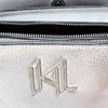 image:imageKARL LAGERFELD womens Nouvelle Satchel With Adjustable StrapSilver