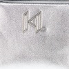 image:imageKARL LAGERFELD womens Nouvelle Satchel With Adjustable StrapSilver