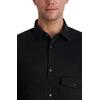 image:imageKarl Lagerfeld Mens 1 Chest Pocket Long Sleeve Stretch Cotton TopBlack
