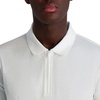 image:imageKarl Lagerfeld Mens Basic 14 Zip Collared Short Sleeve PoloWhite