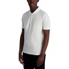 image:imageKarl Lagerfeld Mens Basic 14 Zip Collared Short Sleeve PoloWhite