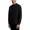 image:imageKarl Lagerfeld Mens Boucle Pocket Long Sleeve Lt Weight SweatshirtBlack