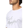 image:imageKarl Lagerfeld Mens Crewneck Short Sleeve Embroidered Textured TShirtOptic White