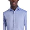 image:imageKarl Lagerfeld Mens Jacquard Chevron Long Sleeve Dress ShirtBlue