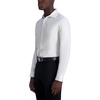 image:imageKarl Lagerfeld Mens Jacquard Chevron Long Sleeve Dress ShirtWhite
