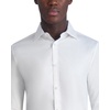 image:imageKarl Lagerfeld Mens Jacquard Square Long Sleeve Dress ShirtWhite