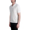 image:imageKarl Lagerfeld Mens Johnny Collar Knit Polo Short Sleeve TopWhite