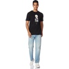 image:imageKarl Lagerfeld Mens Karl Character with Headphones Short Sleeve Crew Neck ShirtBlack
