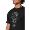 image:imageKarl Lagerfeld Mens Pullover Short Sleeve Character TShirtDeep Black